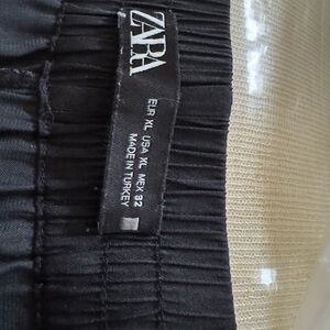 Zara Charcoal Elastic Waist Trousers